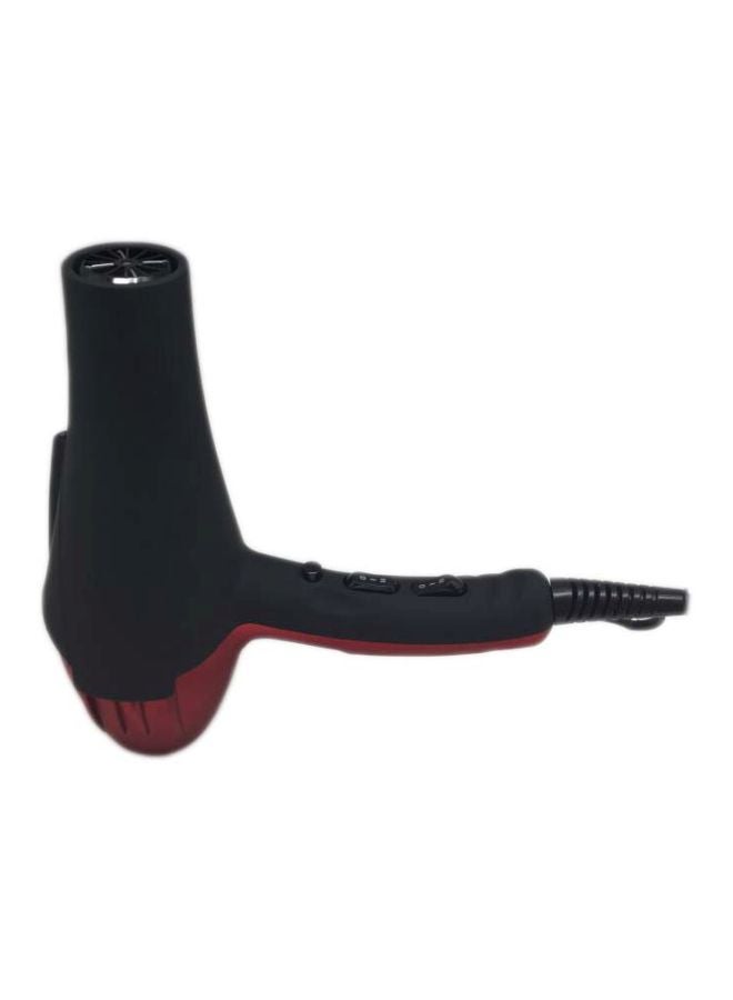 REBUNE Corded Hair Dryer Black/Red - Image 1