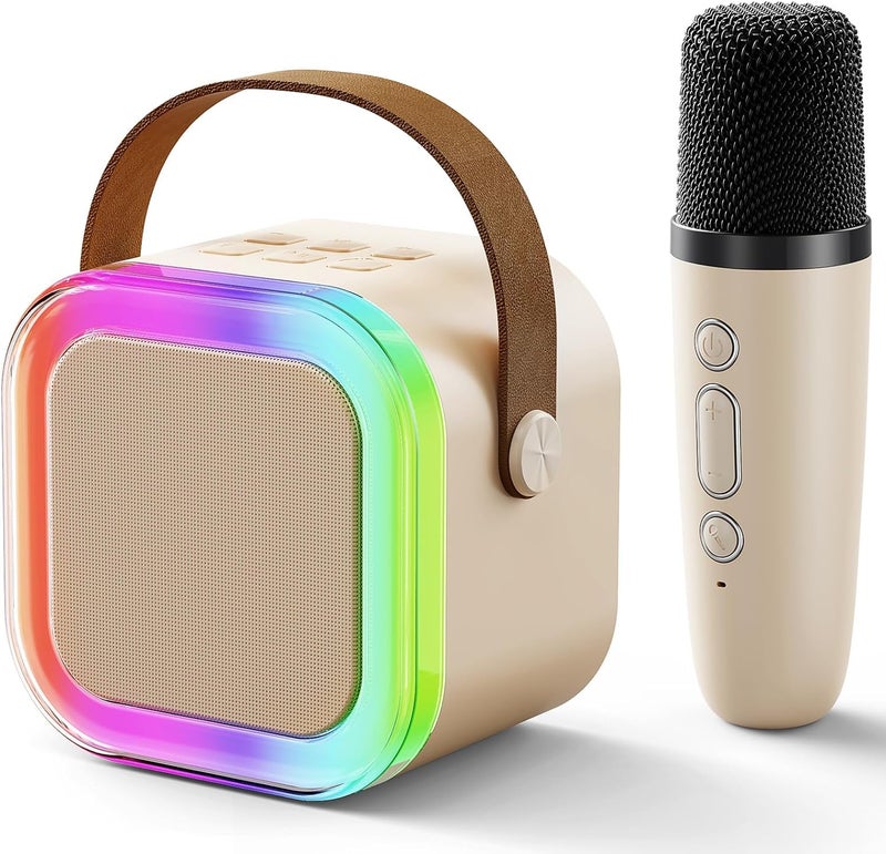 Niskite Boosty Mini Karaoke Machine with Wireless Microphone: Kids Christmas Birthday Gifts for 4 5 6 7 8 9 10 Year Old Boys Girls Toys - Image 1