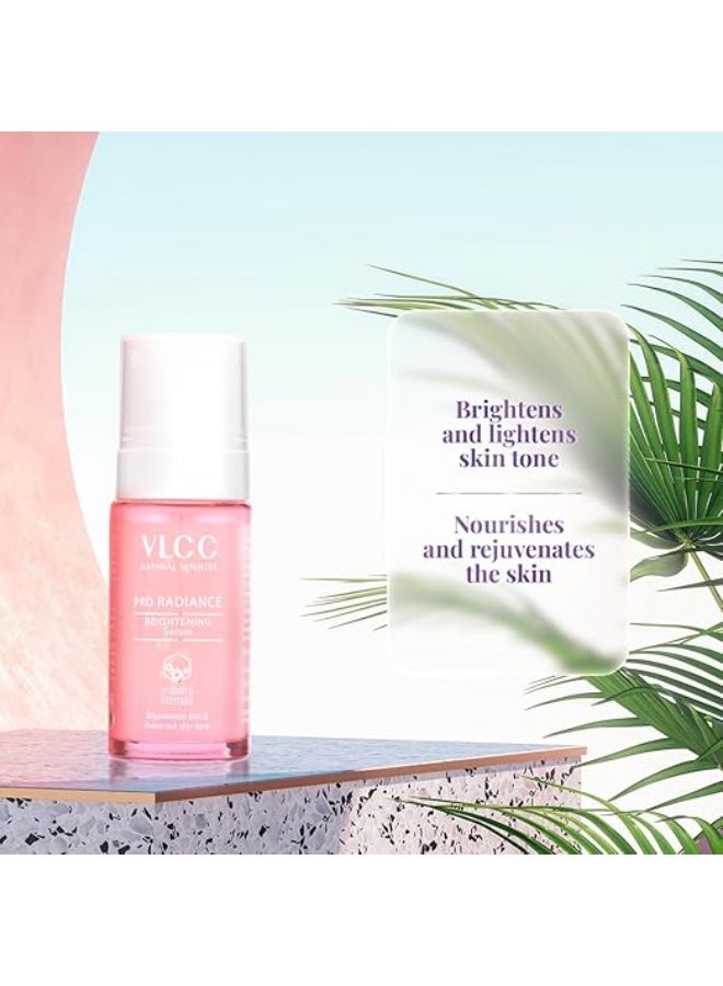 VLCC Pro Radiance Skin Brightening Serum - 40ml | Nourish, Rejuvenates Skin, Lighten Dark Spots, and Evens Out Skin Tone | With D-White Complex, Nutmeg Oil & Acai Berry. - Image 4