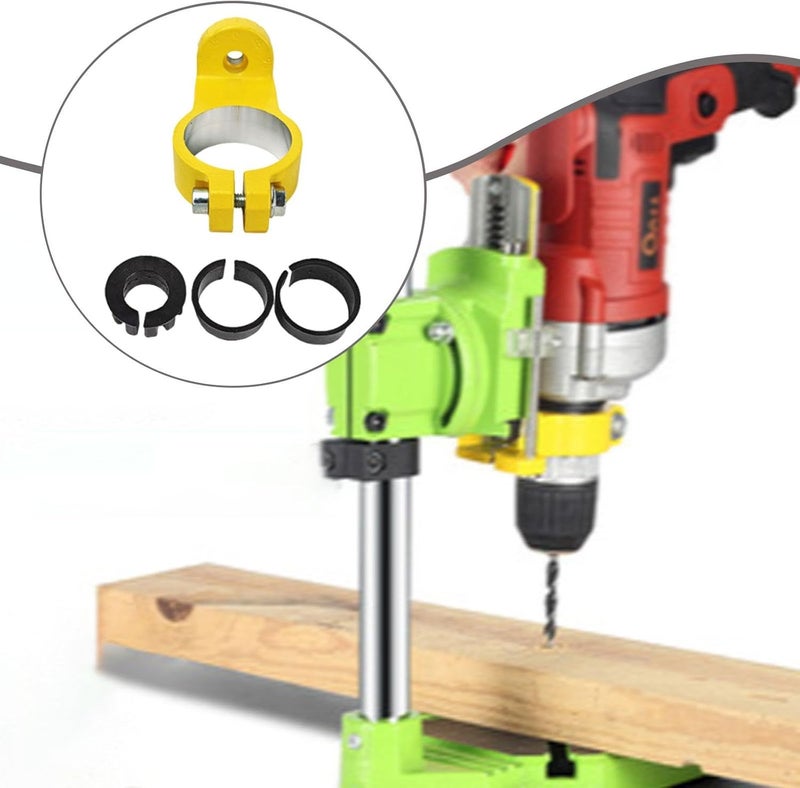 Drill Press Stand Clamp Hand Drill Holder Mounting Base Attachments Metal Benchtop Drill Collet Adjustable Iron Material Professional Conversion - Image 4