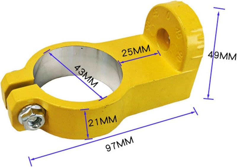 Drill Press Stand Clamp Hand Drill Holder Mounting Base Attachments Metal Benchtop Drill Collet Adjustable Iron Material Professional Conversion - Image 3