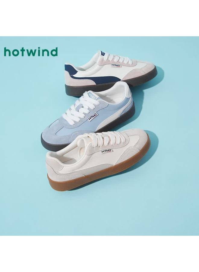 Hotwind Vintage German Trainer Spring Autumn New Women's Fashion Casual Soft Sole Sneakers - Image 1