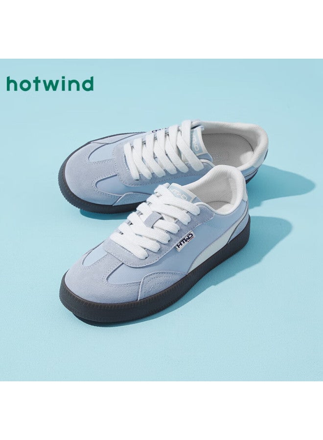 Hotwind Vintage German Trainer Spring Autumn New Women's Fashion Casual Soft Sole Sneakers - Image 2