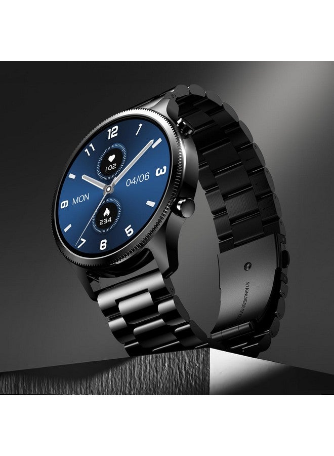 Noise Noise Halo Plus Elite Edition Smartwatch with 1.46" Super AMOLED Display, Stainless Steel Finish Metallic Straps, 4-Stage Sleep Tracker, Smart Watch for Men and Women (Elite Blue - Image 4
