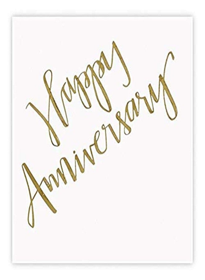 Slant Collections Slant Party Supplies - Paper Napkins Disposable Cocktail Napkin Set for Wedding Engagement Shower Reception, 5" x 5", Happy Anniversary - Image 1