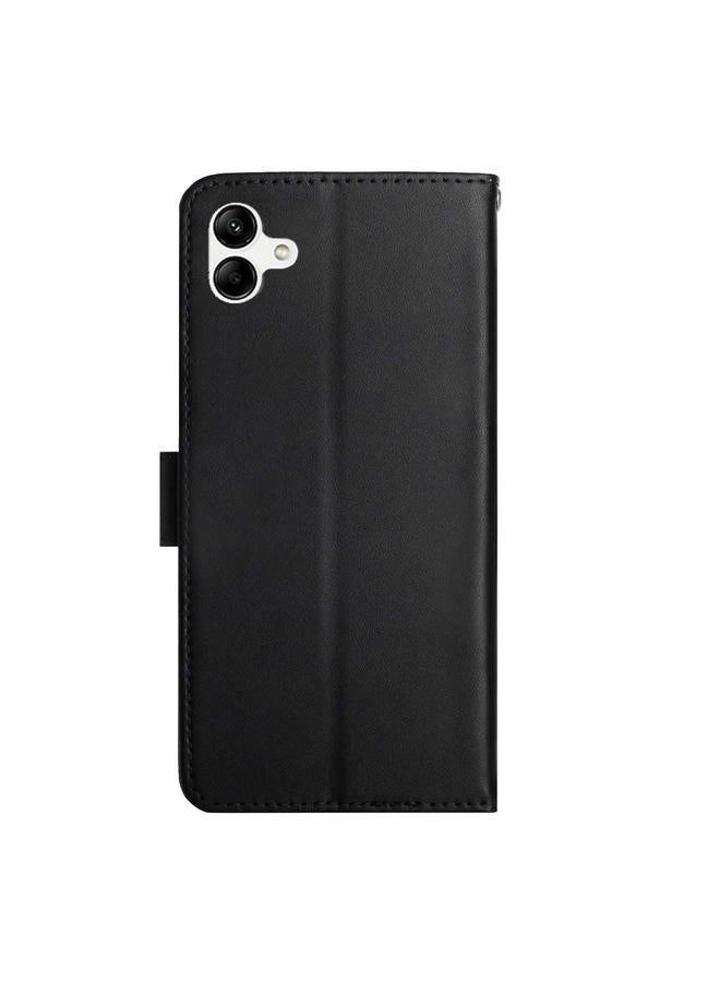 S-TOP Case For Samsung Galaxy A04E Genuine Leather Fingerprint-proof Flip Phone Case - Image 3