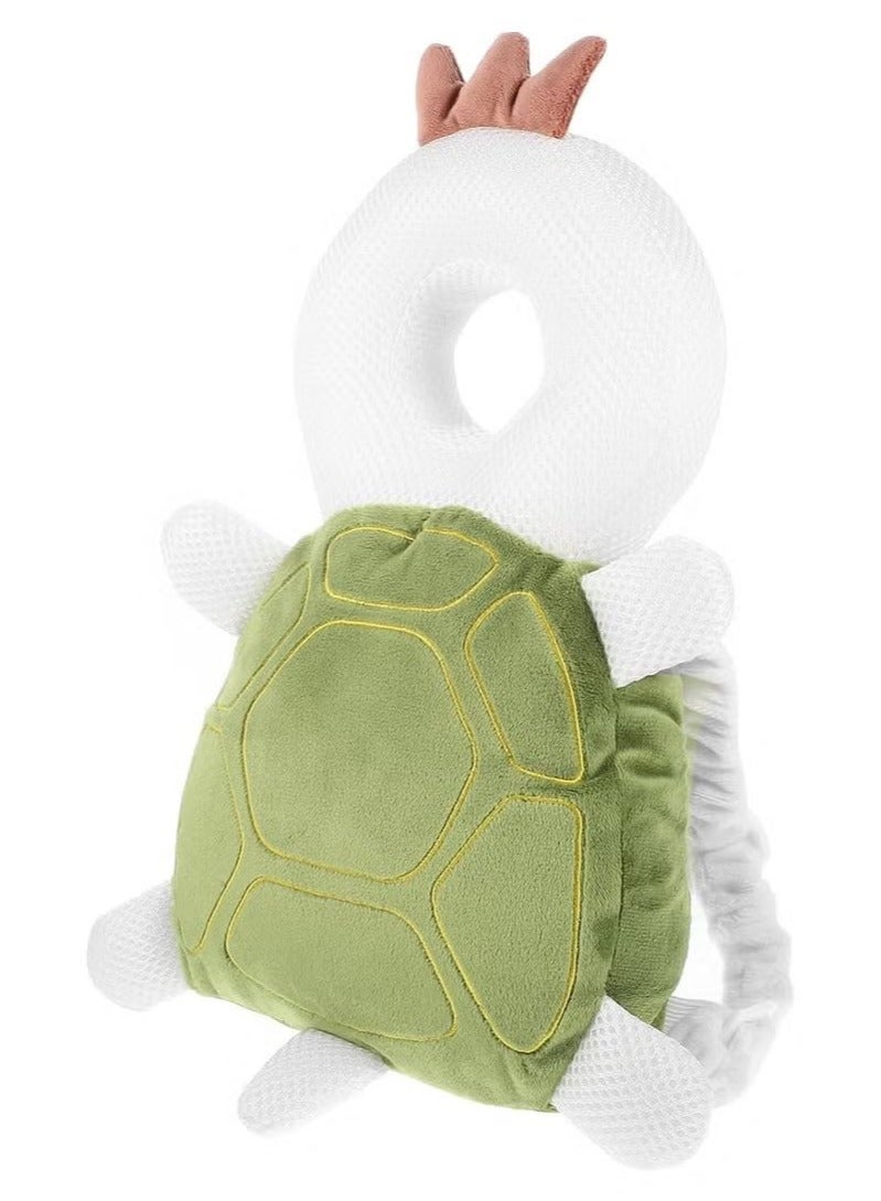 BLOOMING TIME Walking protection backpack baby turtle image-soft cotton filling, skin-friendly, learning to walk head safety, anti-fall protection head  - Image 1
