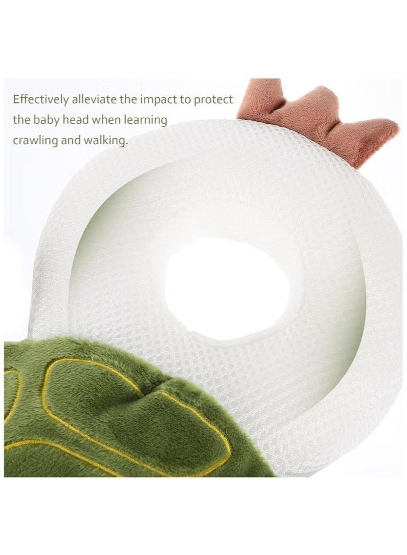 BLOOMING TIME Walking protection backpack baby turtle image-soft cotton filling, skin-friendly, learning to walk head safety, anti-fall protection head  - Image 5