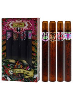 Cuba Cuba Original by Parfums Des Champs Jungle Collection 4-Piece Perfume Variety Gift Set - Includes Cuba Snake, Cuba Tiger, Cuba Zebra, and Cuba Heartbreaker - 1.17 Oz Perfume (EDP) Each  - Image 4
