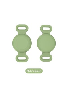 Suitable For Anti-loss Device Apple Locator Silicone Protective Case Airtag Protective Case All-inclusive Waterproof-Color:Matcha Green OPP Waterproof Cover-Applicable Model:Depth Waterproof Airtag Protective Sleeve M Code
