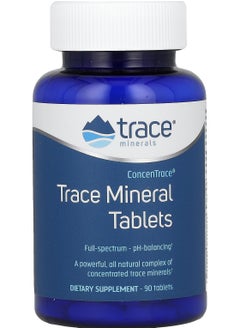 Trace Minerals ConcenTrace, Trace Mineral Tablets, 90 Tablets 