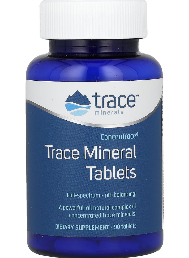 Trace Minerals ConcenTrace, Trace Mineral Tablets, 90 Tablets