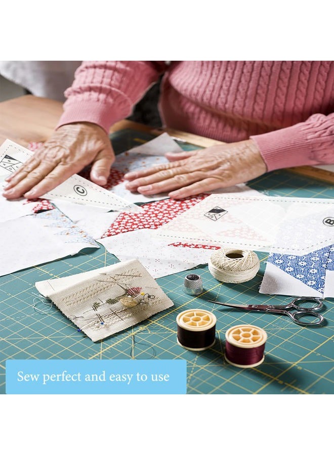 Hovesty Quilting Rulers and Templates, 5Pcs Creative Quilting Cutting Template Quilt Templates Acrylic for Cutting Patterns, Quilt Ruler Set Quilting Supplies for Sewing Machine Cutting Mats, Arts and Crafts - Image 5