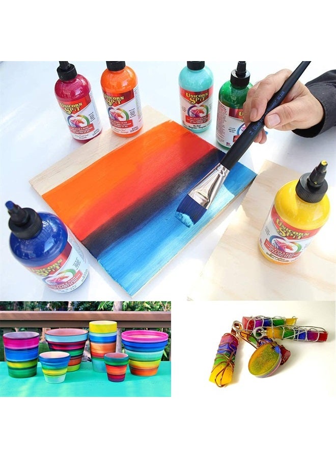 Unicorn SPiT 5770010 Gel Stain and Glaze, Midnight's Blackness 4.0 FL OZ Bottle, 4