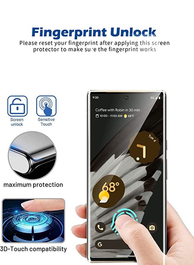 Google Pixels 7 Pro Phone Tempered Film 9H Tempered Glass 2 Pcs  - Image 2