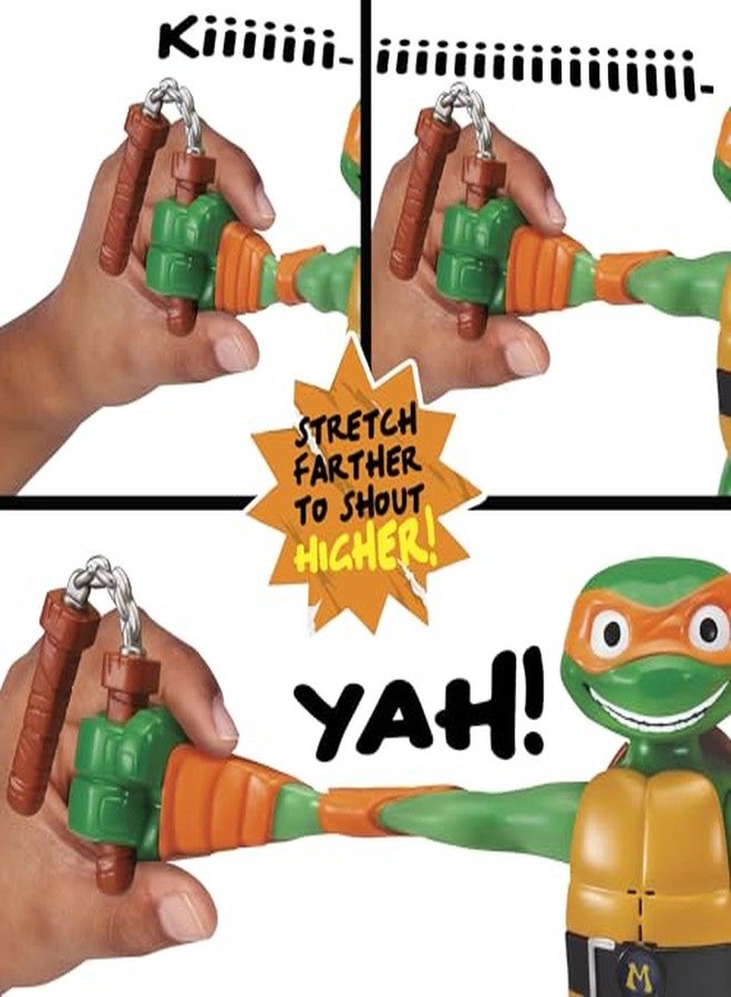 Playmates Teenage Mutant Ninja Turtles Stretch N Shout Michelangelo - Image 5