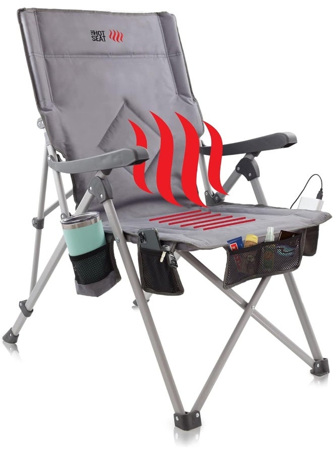 POP Design The Hot Seat, USB Heated Portable Camping Chair, Perfect for Outdoor, Sports, Beach, or Picnics. (Battery Pack Not Included) - Image 5