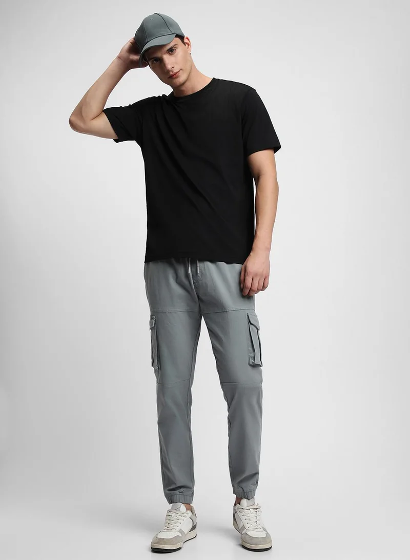 Slim Fit Aqua Trouser for Men - Cotton Blend, Full Length, Mid Rise, Casual