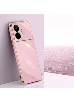 HuHa Case Cover For Realme GT Neo5 SE XINLI Straight Edge 6D Electroplate TPU Phone Case Cherry Purple 