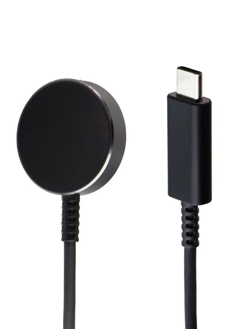 ATECH Fast Wireless Charger for Samsung Galaxy Watch 8/7/6/5/4/Active Charger Fast Charging Cable Data Cradle Dock Magnetic Wireless Charger for Samsung Watch 7/6/5/4/Active Series Black - Image 1