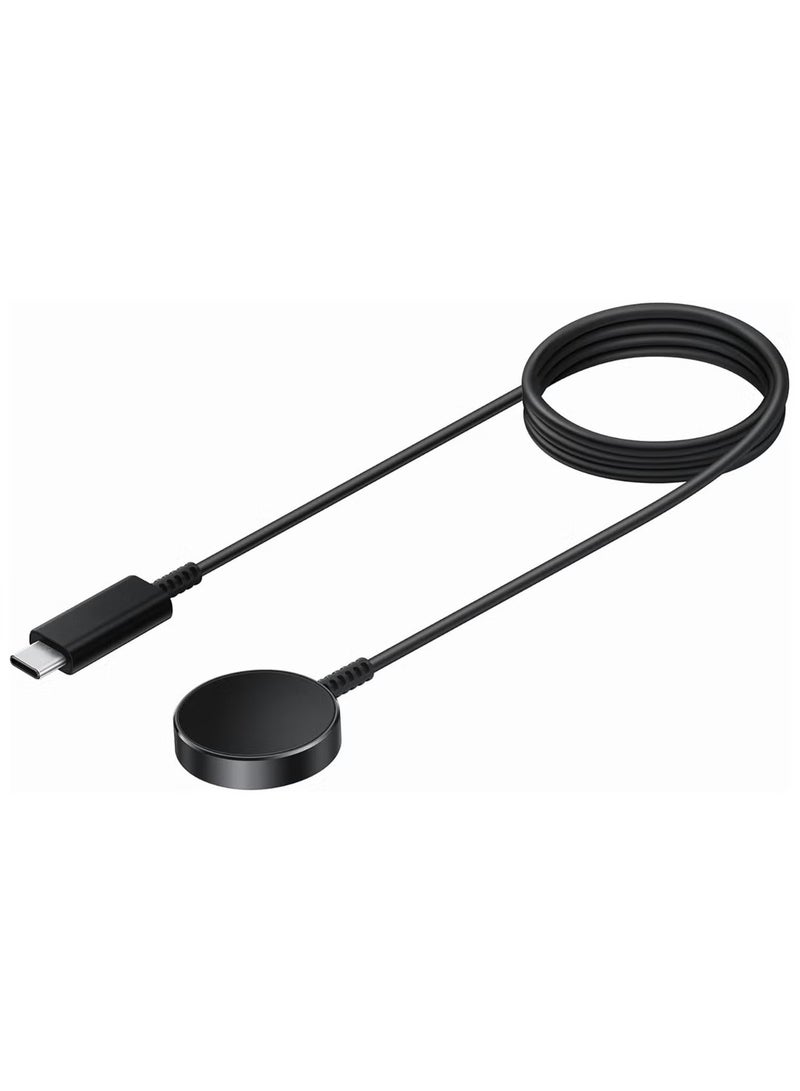 ATECH Fast Wireless Charger for Samsung Galaxy Watch 8/7/6/5/4/Active Charger Fast Charging Cable Data Cradle Dock Magnetic Wireless Charger for Samsung Watch 7/6/5/4/Active Series Black - Image 2