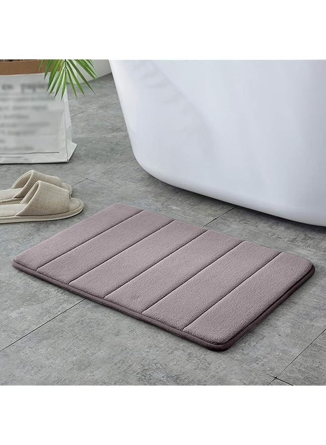 هوم برو سجادة حمام تابات رمادية 40×60 سم - Image 2