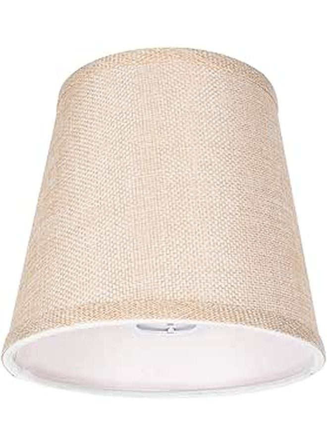 White Fabric Lampshade for Chandelier Pendant Light Non Dazzling Lighting Decor for Bedroom Home Hotel - Image 1