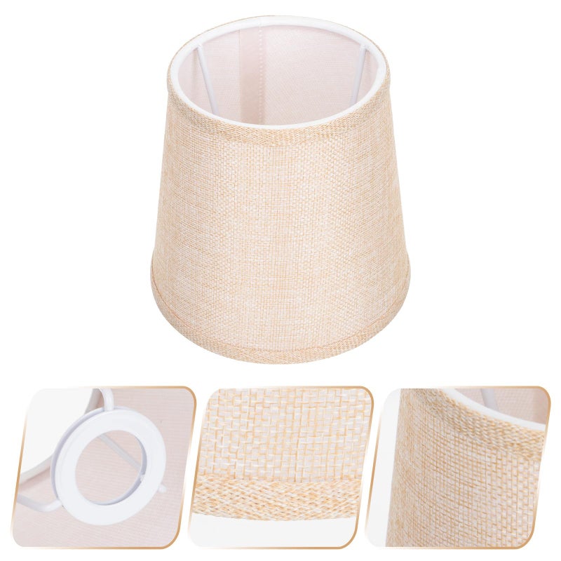White Fabric Lampshade for Chandelier Pendant Light Non Dazzling Lighting Decor for Bedroom Home Hotel - Image 5