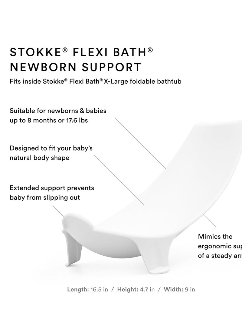 STOKKE - Stokke Flexi Bath Bundle, Ocean Blue - Foldable Baby Bathtub + Newborn Support - Durable & Easy to Store - Convenient to Use at Home or Traveling - Best for Newborns & Babies Up to 48 Months - Image 1