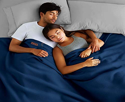 BSB HOME® All Season Solid/Plain Light Weight Polar Fleece Double Panipat Famous Warm or Hot Winter Blanket (90 x 90 inches, Blue) - Image 4