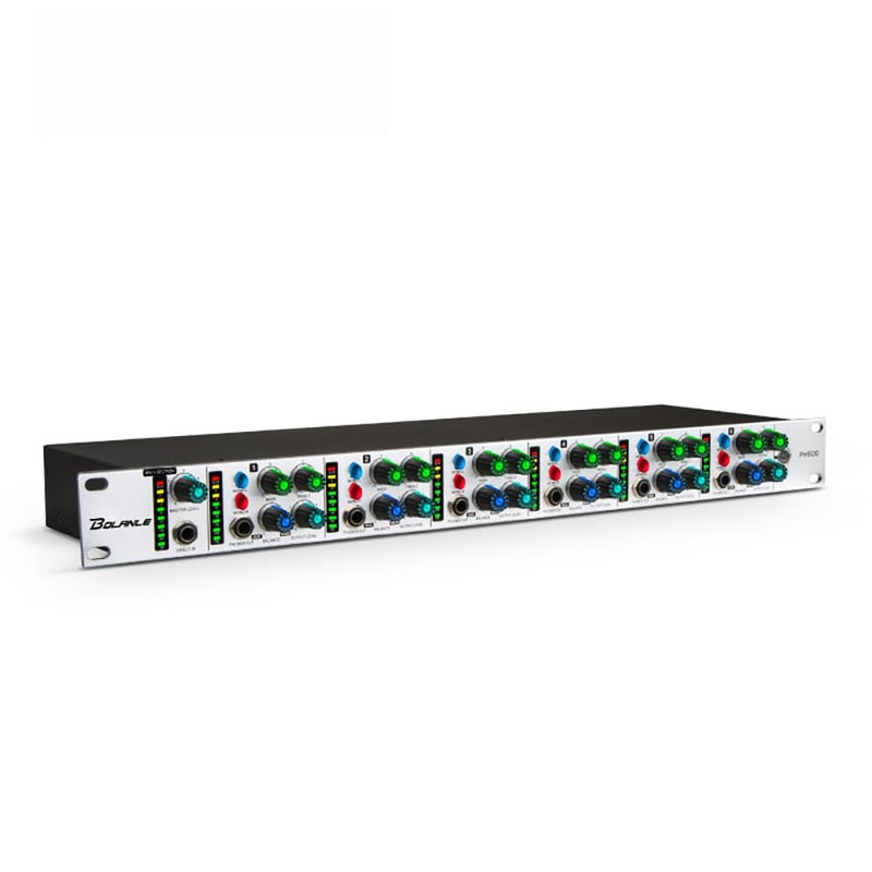Bolanle PH6000 6-Channel Headphone Mixing Distribution Amplifier High-Power Headphone Amplifier 3.5mm & 6.35mm Jacks - Image 1