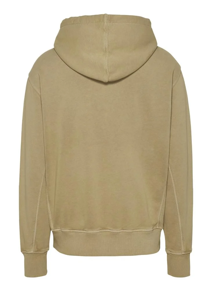 تومي جينز Relaxed Cotton Label Hoodie