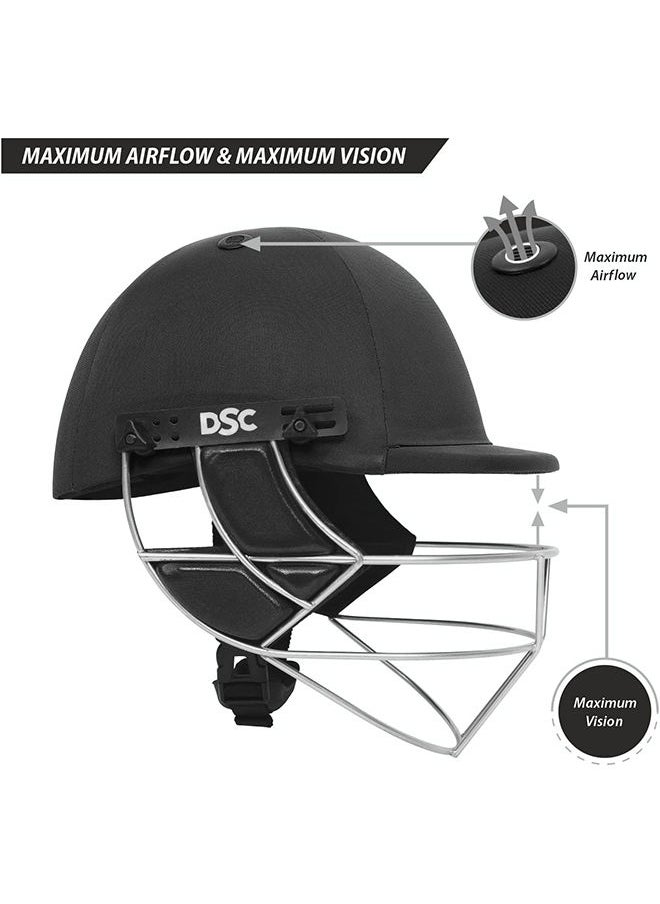 DSC Defender Cricket Helmet | For Men & Boys | Adjustable Steel Grill | Back Support Strap | Lightweight  - Image 3