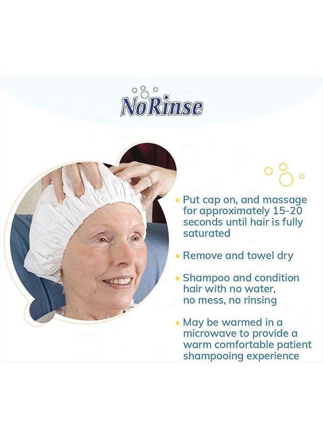 No Rinse Shampoo Cap by Cleanlife Products (Pack of 10), Shampoo and Condition Hair with no Water or Rinsing - Microwaveable, Rinse-Free, Latex-Free and Alcohol-Free - Image 4