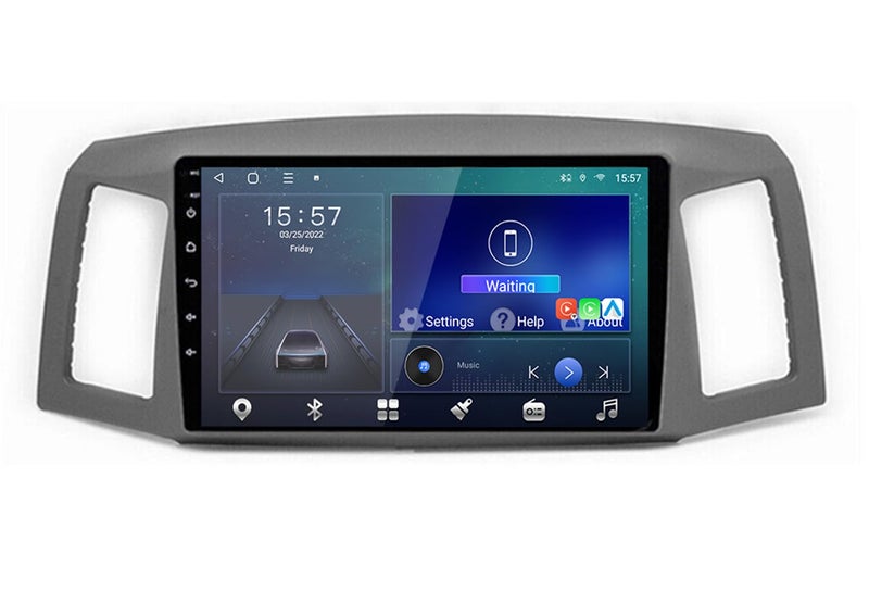 GOJOHO for Jeep Grand Cherokee Radio 2004 2005 2006 2007 10.1" IPS Touchscreen Built-in Apple CarPlay Andriod Auto GPS Navigation Bluetooth Head Unit with Free Back Camera (4GB RAM+64GB ROM) - Image 1