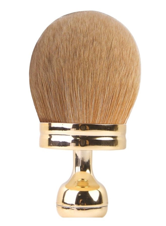 UlifeBetter Extra Large Self Tanning Brush,3 Inch Kabuki Body Makeup Brush for Self Tanner and Bronzers Large Tanning Brush for Face and Body Makeup Application (Golden) - Image 1