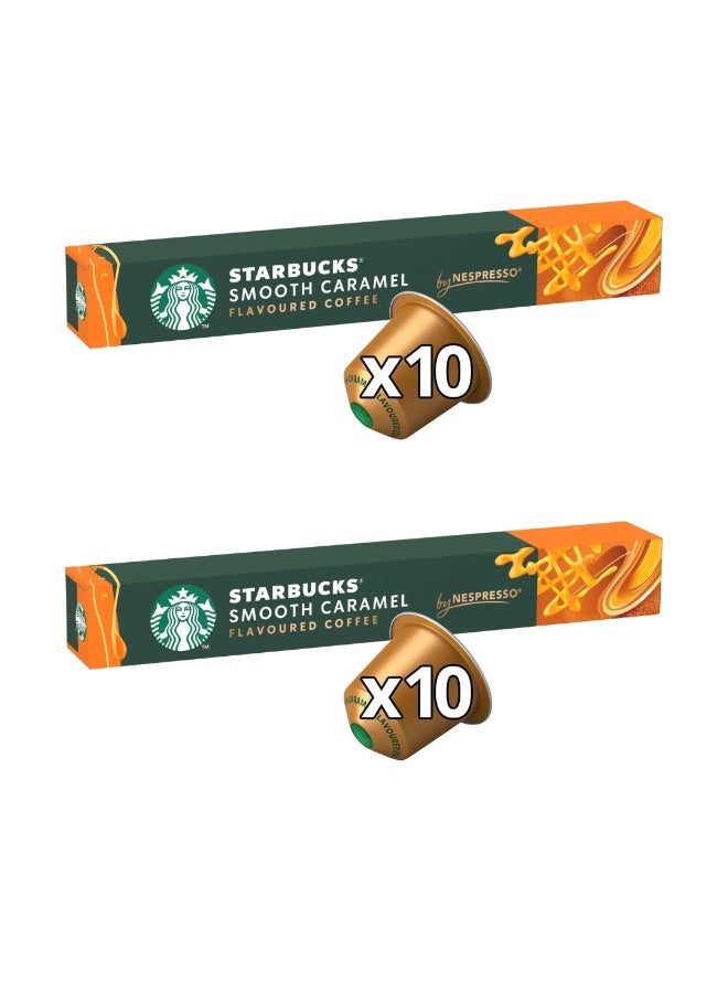 Starbucks Nespresso Caramel Espresso Coffee Pods (Pack of 20 capsules) 57 grams - Image 1