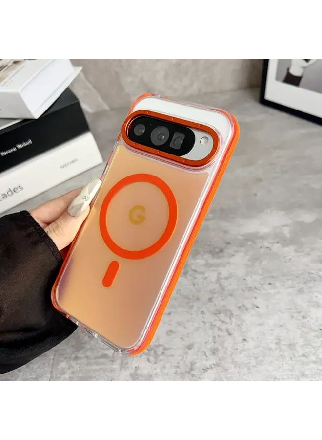 Magnetic Laser Gradient Phone Case for Google Pixel 10 Pro XL Black Durable Trendy - Image 3
