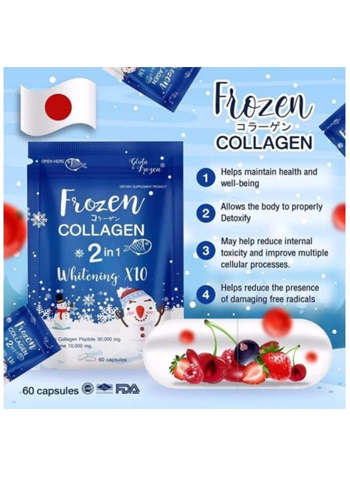 Frozen Collagen GLUTA FROZEN Frozen Collagen 2-in-1 Whitening X10 Glutathione - Image 2