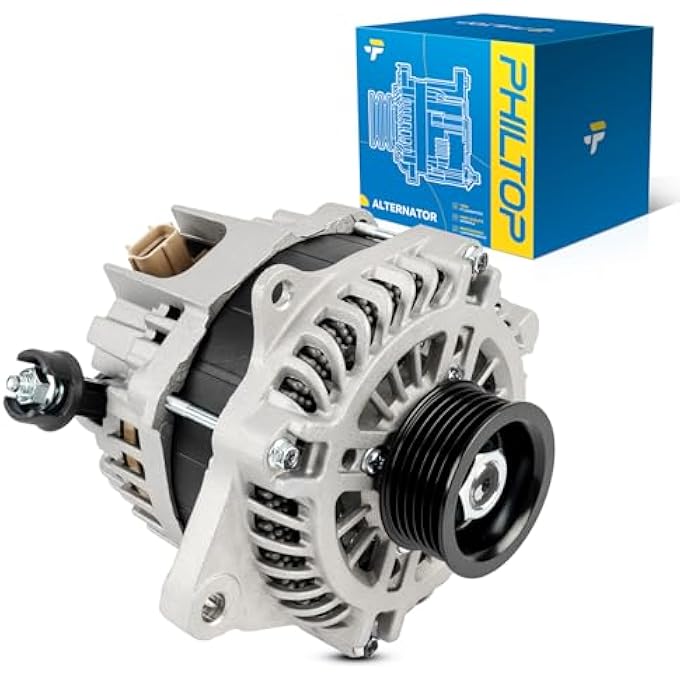 PHILTOP Automotive Alternator New Compatible for 2011-2013 Explorer,Edge, MKX,2010-2012 Taurus, MKT,2009-2010 Flex,2009-2012 MKS,2008-2009 Taurus X Replacement 11271N - Image 1
