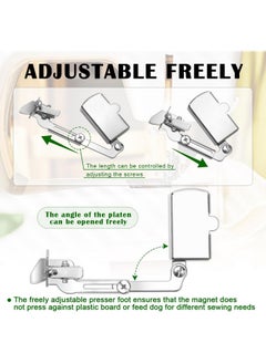 Multifucntional Magnetic Seam Guide, Hemmer Guide, Multifucntional Rule, Seam Guide, Hem Guide For Industrial Lockstich Or Walking Foot Sewing Machine Magnet, Universal Attachments - pzsku/Z93D273A1800987C66E9BZ/45/_/1734348041/f16498ee-8643-4c95-8fd3-22a58414285e