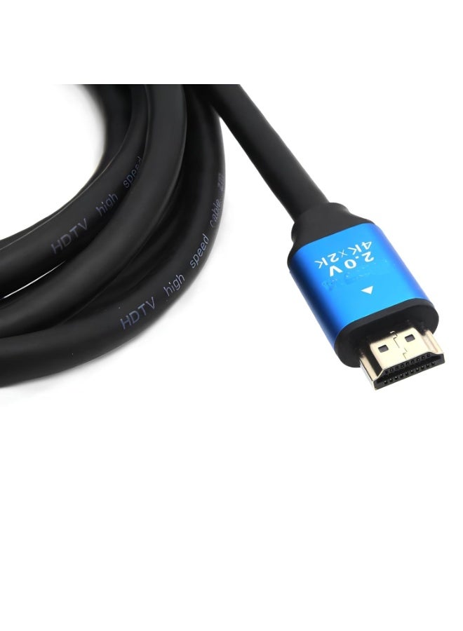 دايتويز كابل HDMI فائق الدقة 4K، بسرعة 18 جيجابت في الثانية، يدعم دقة 4K بتردد 60 هرتز، فائقة الدقة، 2160 بكسل، 1080 بكسل، إيثرنت، ثلاثية الأبعاد، وميزة إرجاع الصوت (ARC). متوافق مع التلفزيون، والكمبيوتر المحمول، والكمبيوتر الشخصي، والشاشات (3 أمتار). - Image 3