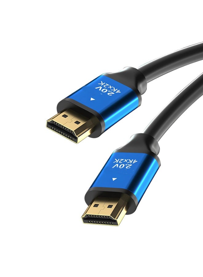 دايتويز كابل HDMI فائق الدقة 4K، بسرعة 18 جيجابت في الثانية، يدعم دقة 4K بتردد 60 هرتز، فائقة الدقة، 2160 بكسل، 1080 بكسل، إيثرنت، ثلاثية الأبعاد، وميزة إرجاع الصوت (ARC). متوافق مع التلفزيون، والكمبيوتر المحمول، والكمبيوتر الشخصي، والشاشات (3 أمتار). - Image 1