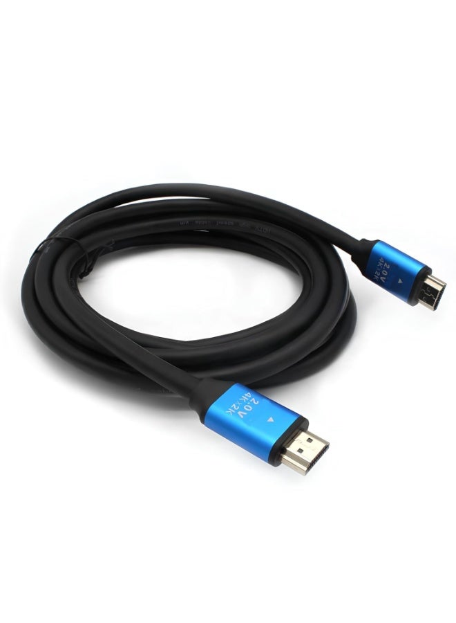 دايتويز كابل HDMI فائق الدقة 4K، بسرعة 18 جيجابت في الثانية، يدعم دقة 4K بتردد 60 هرتز، فائقة الدقة، 2160 بكسل، 1080 بكسل، إيثرنت، ثلاثية الأبعاد، وميزة إرجاع الصوت (ARC). متوافق مع التلفزيون، والكمبيوتر المحمول، والكمبيوتر الشخصي، والشاشات (3 أمتار). - Image 5