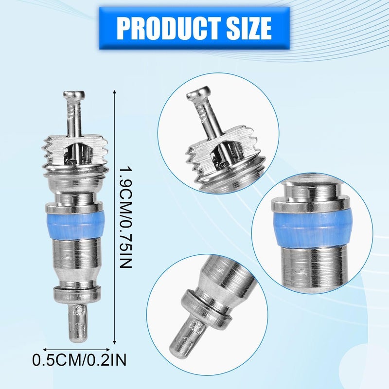 UnyKizz 100PCS Valve Core for R410 R32 R22,High Pressure with Teflon Seal,HVAC Replacement Part Ideal for Refrigeration Systems and Air Conditioning - Image 3