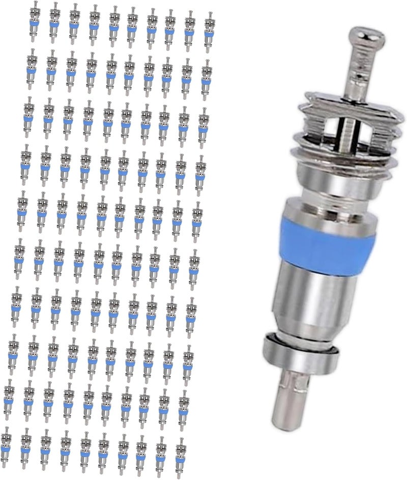 UnyKizz 100PCS Valve Core for R410 R32 R22,High Pressure with Teflon Seal,HVAC Replacement Part Ideal for Refrigeration Systems and Air Conditioning - Image 1