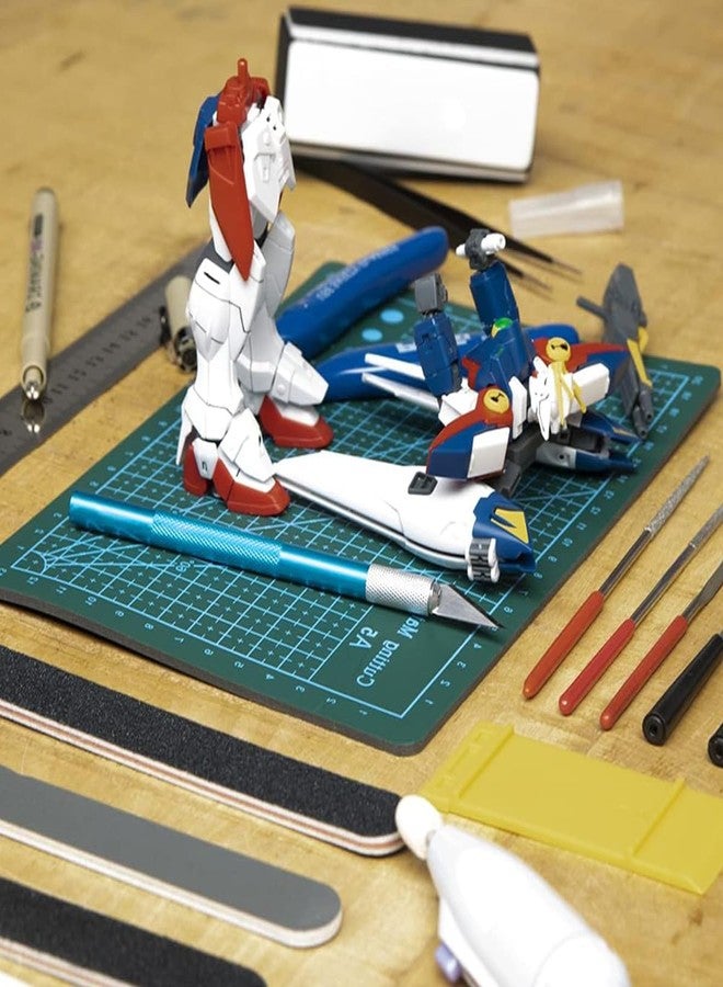 Serplex مجموعة أدوات سيربلكس® لتصنيع نماذج غاندام، 21 قطعة، مع علبة. أدوات يدوية متعددة الاستخدامات، تتضمن مفك براغي، ملقط، مبرد ماسي، قاطع نقش، مقص، مسطرة من الفولاذ المقاوم للصدأ، مبرد تلميع، وغيرها. - Image 4