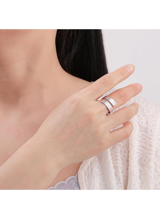 aeen Adjustable Islamic Ayatul Kursi Ring for Men & Women | Arabic Calligraphy Openable Quran Ring | Muslim Allah Jewelry Gift for Eid & Ramadan - Image 2