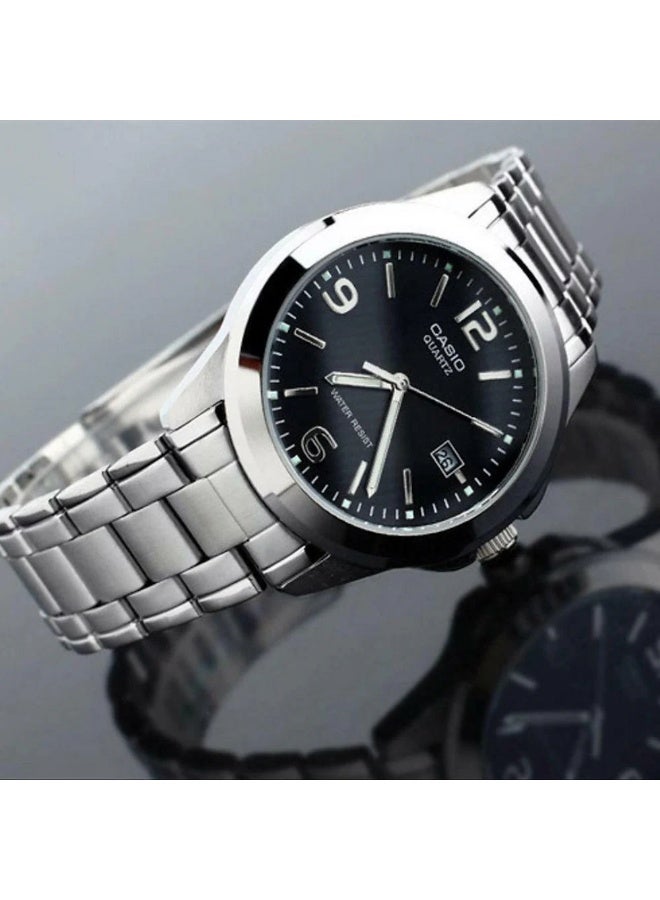 كاسيو ساعة كاسيو النسائية الفضية المصنوعة من الفولاذ المقاوم للصدأ LTP-1215A-1ADF - Image 2