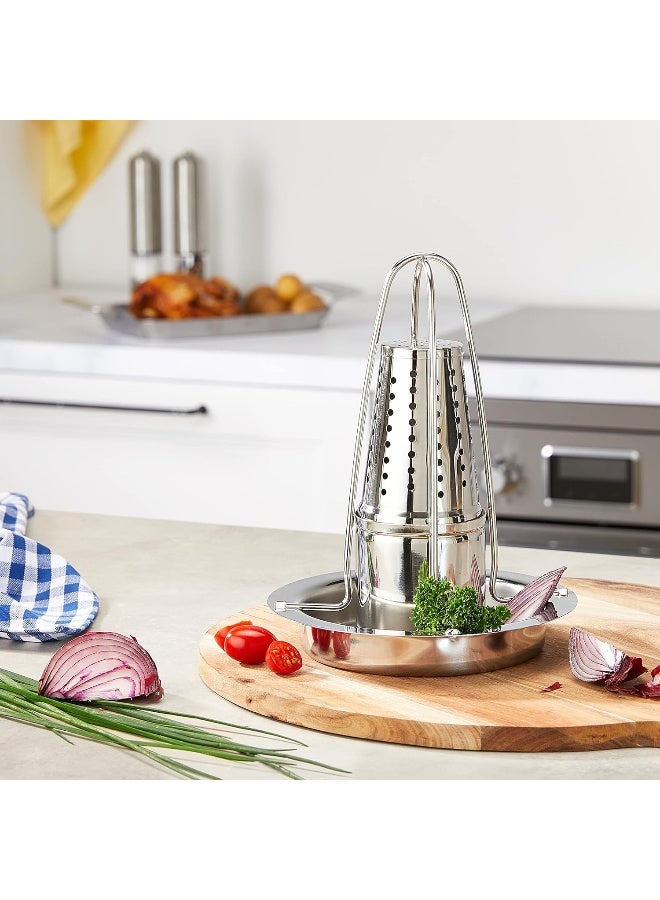 KUCHENPROFI Advantage 10 3801 28 00 Chicken Grill Stand For Advantage Barbecues With Aroma Container - Image 3